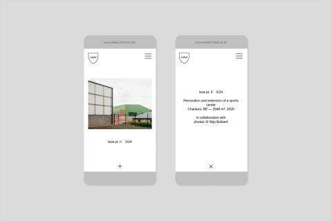 Studio Otamendi Label Architecture Website Phone 02